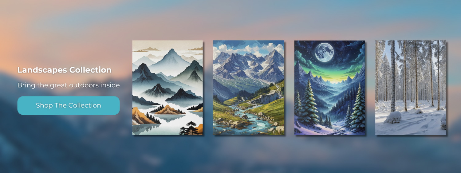 Aestheticanvas Wall Art Landscapes Collection