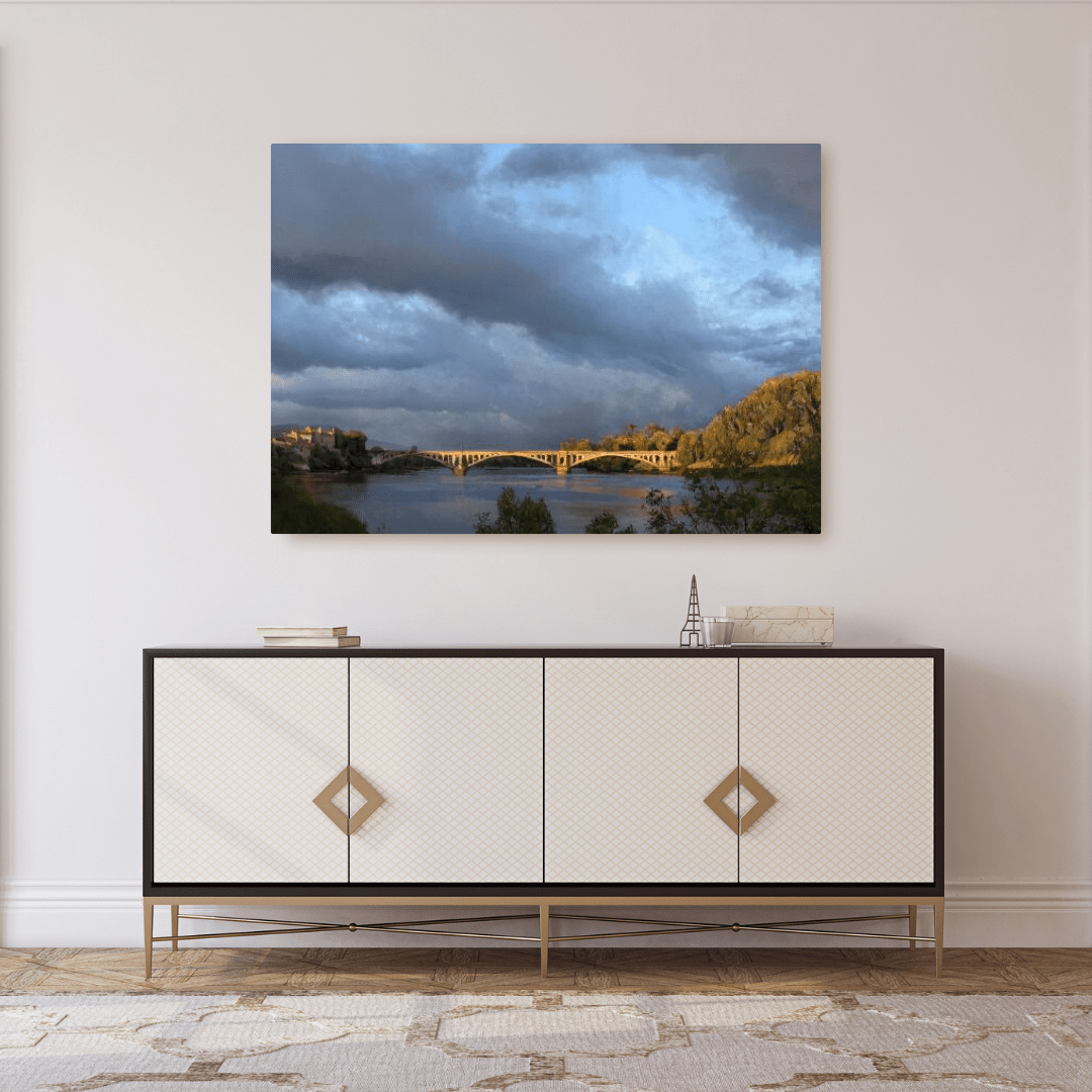 A Summer Evening in France - Landscape Wall Art - Aestheticanvas