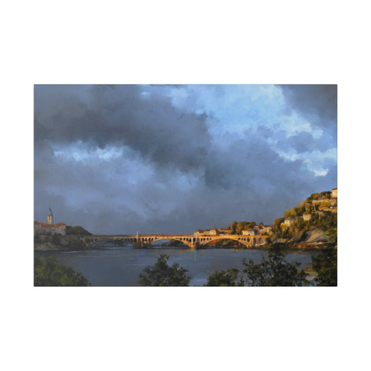 A Summer Evening in France - Landscape Wall Art - Aestheticanvas