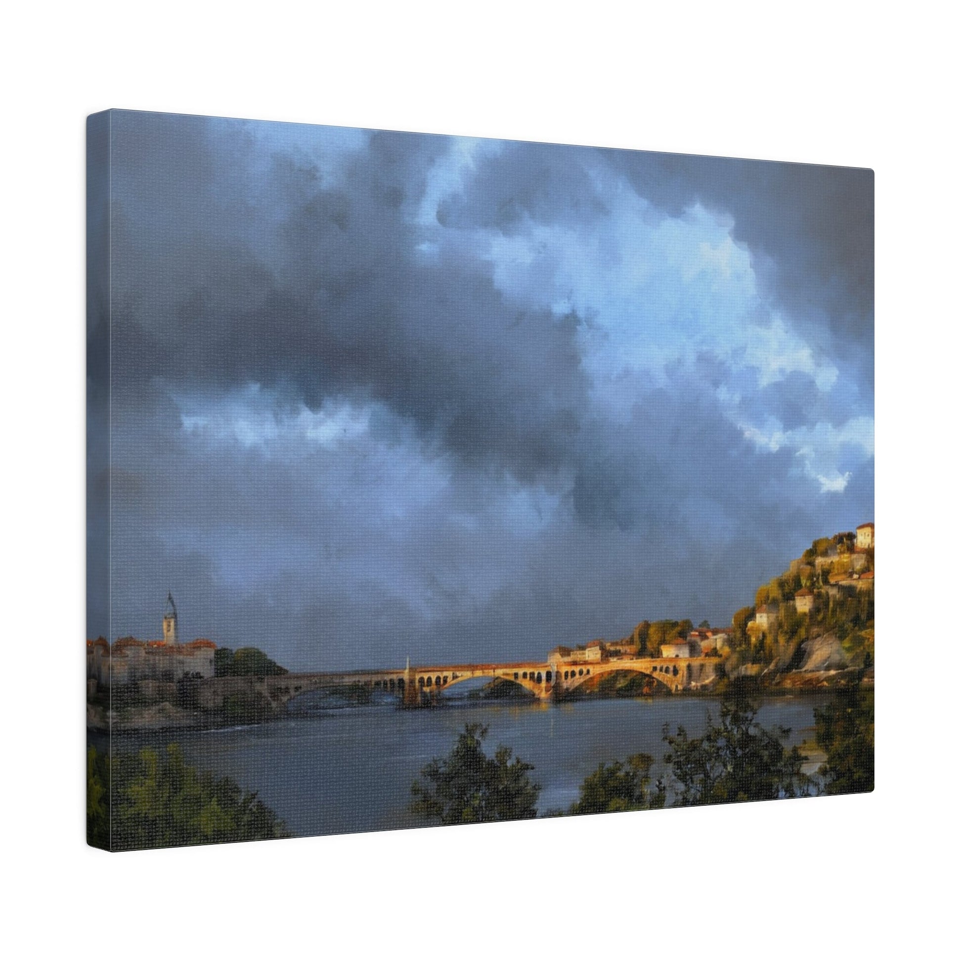 A Summer Evening in France - Landscape Wall Art - Aestheticanvas