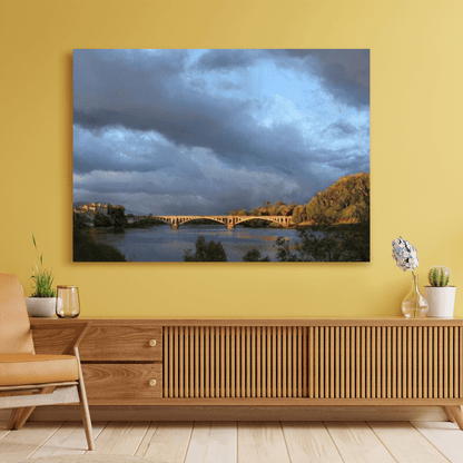 A Summer Evening in France - Landscape Wall Art - Aestheticanvas