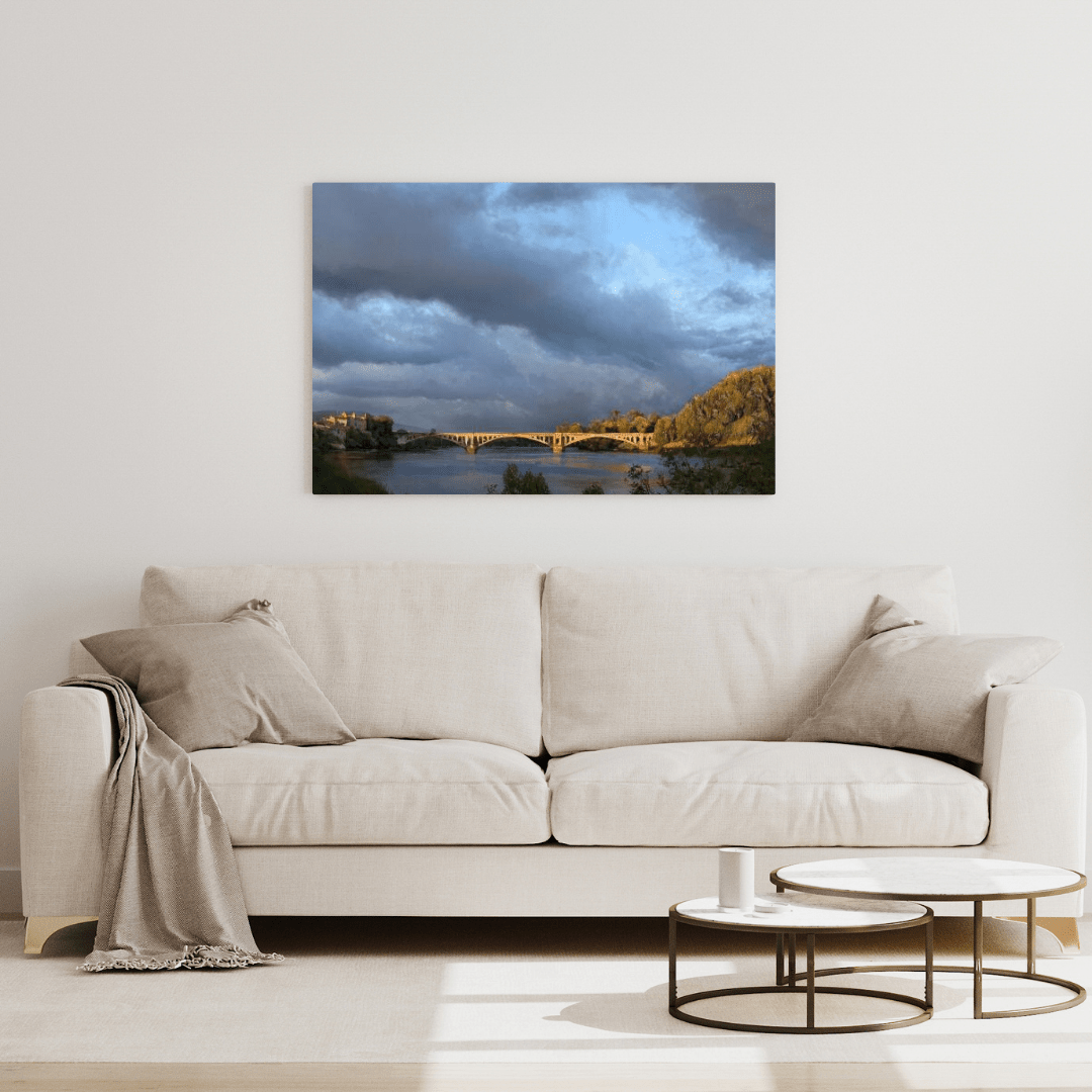 A Summer Evening in France - Landscape Wall Art - Aestheticanvas