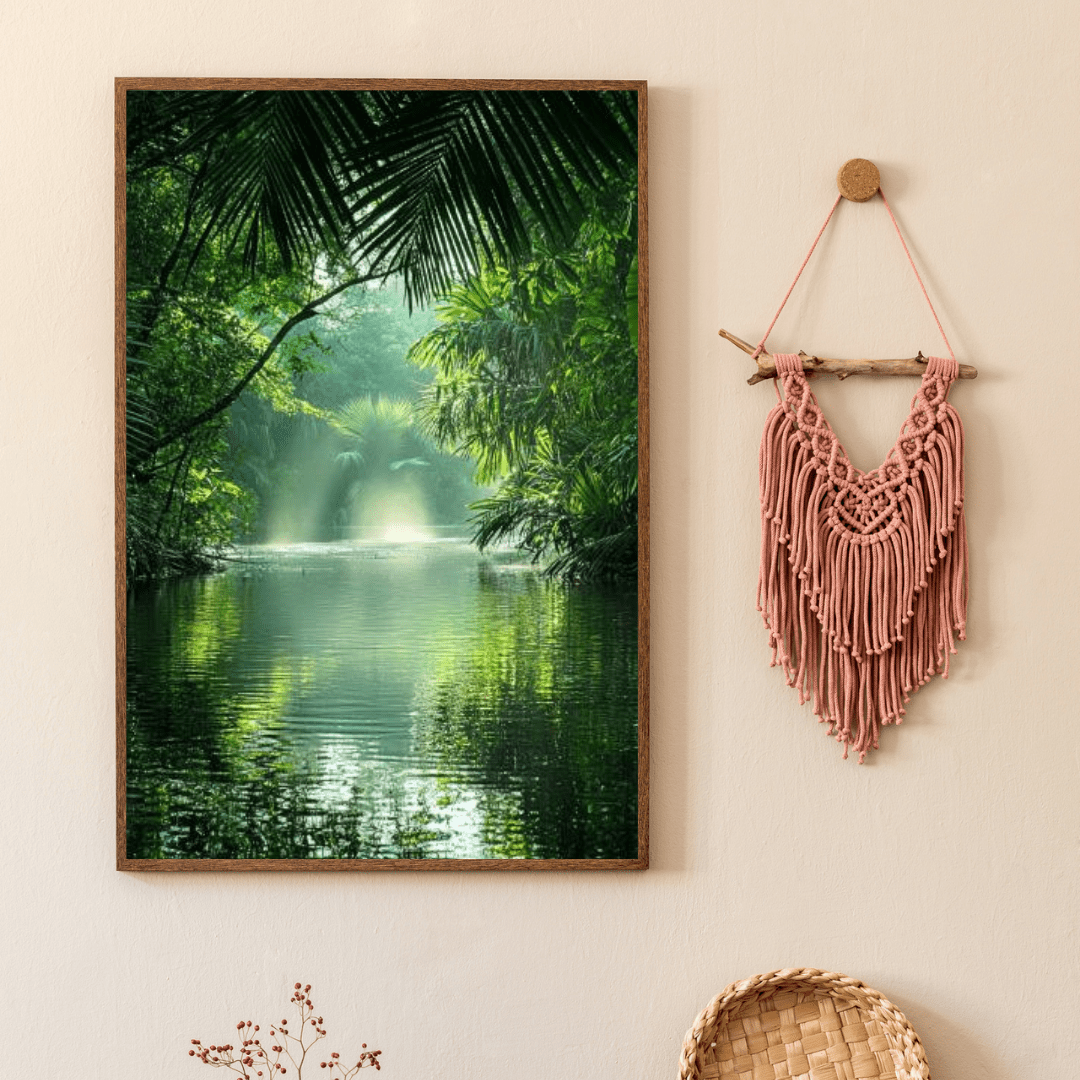 Amazonian Serenity - Landscape Wall Art - Aestheticanvas