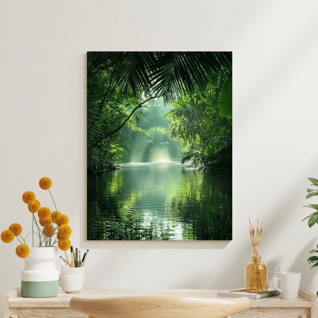 Amazonian Serenity - Landscape Wall Art - Aestheticanvas