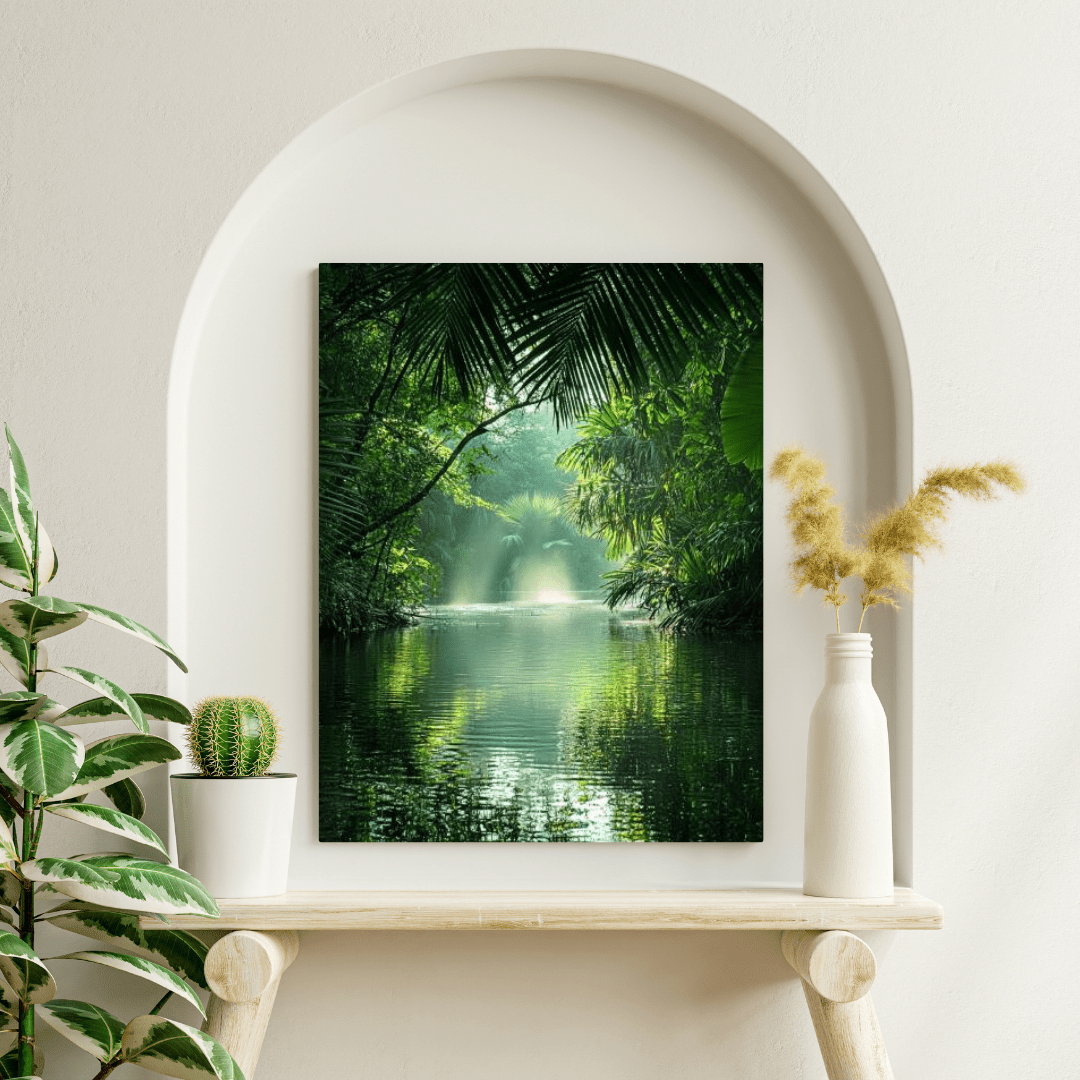 Amazonian Serenity - Landscape Wall Art - Aestheticanvas