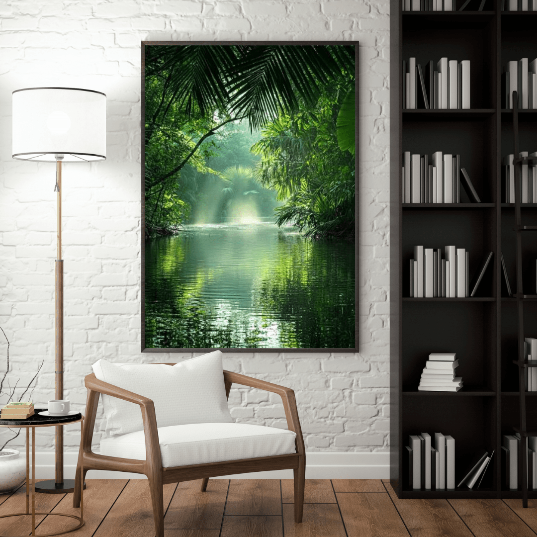 Amazonian Serenity - Landscape Wall Art - Aestheticanvas