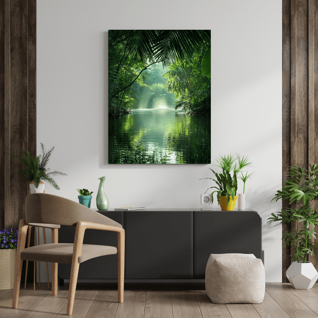 Amazonian Serenity - Landscape Wall Art - Aestheticanvas