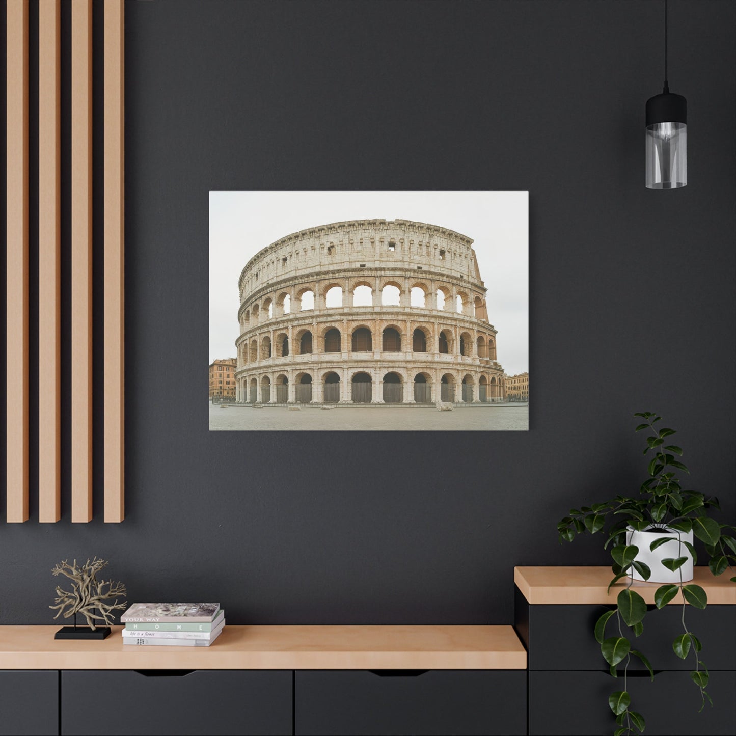 Ancient Colosseum Rome - Architecture Wall Art - Aestheticanvas