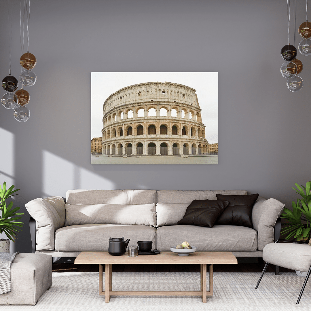 Ancient Colosseum Rome - Architecture Wall Art - Aestheticanvas