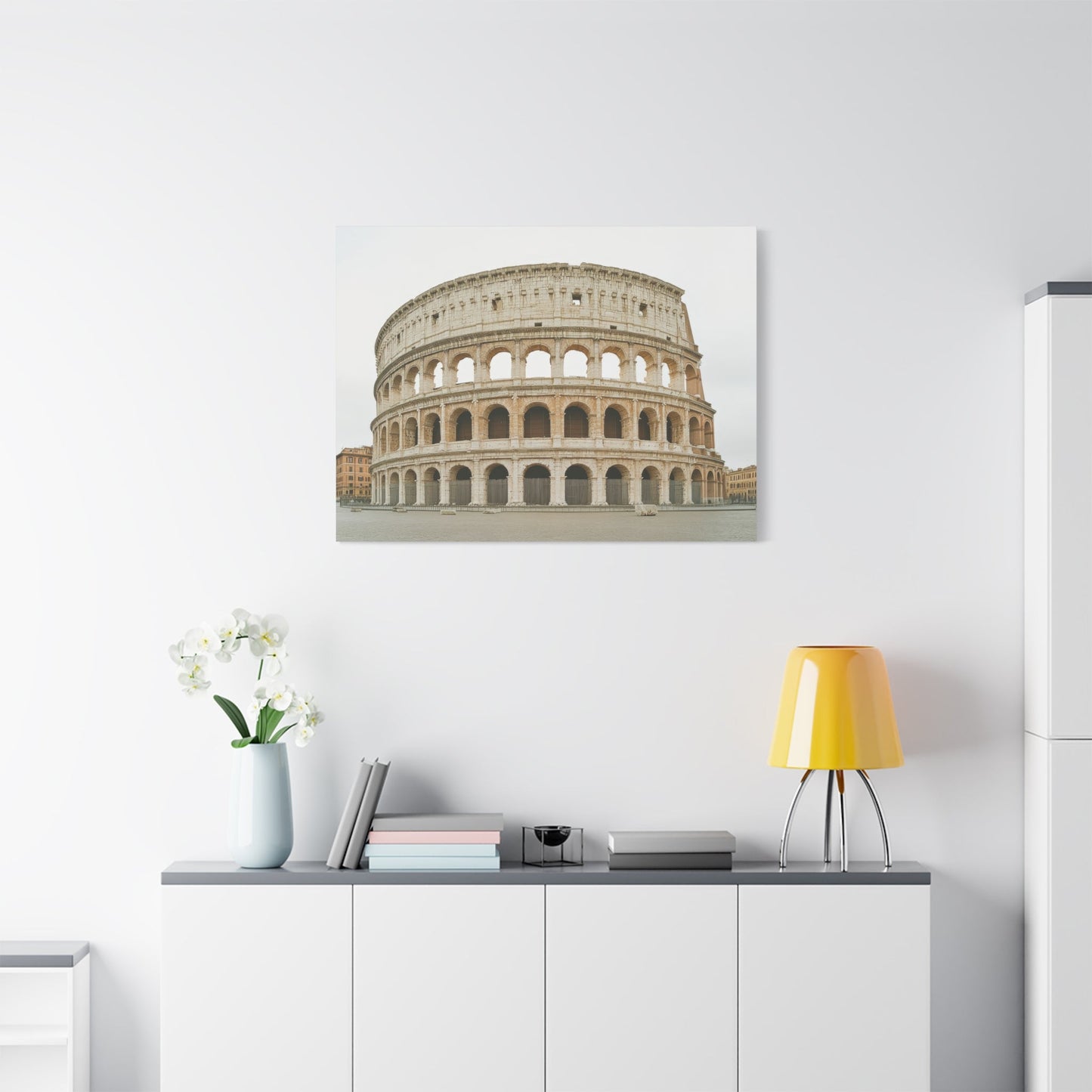 Ancient Colosseum Rome - Architecture Wall Art - Aestheticanvas