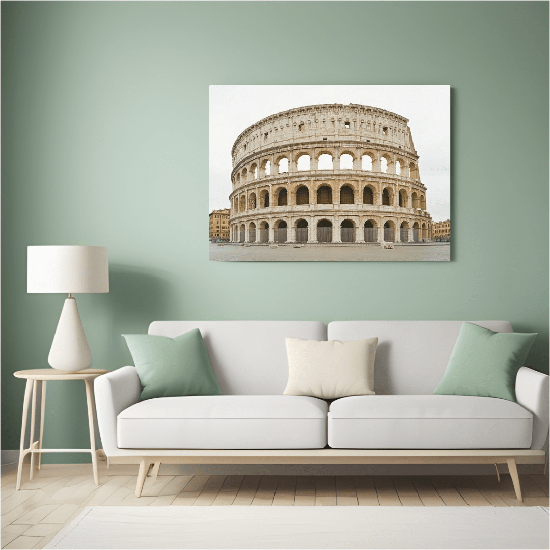 Ancient Colosseum Rome - Architecture Wall Art - Aestheticanvas