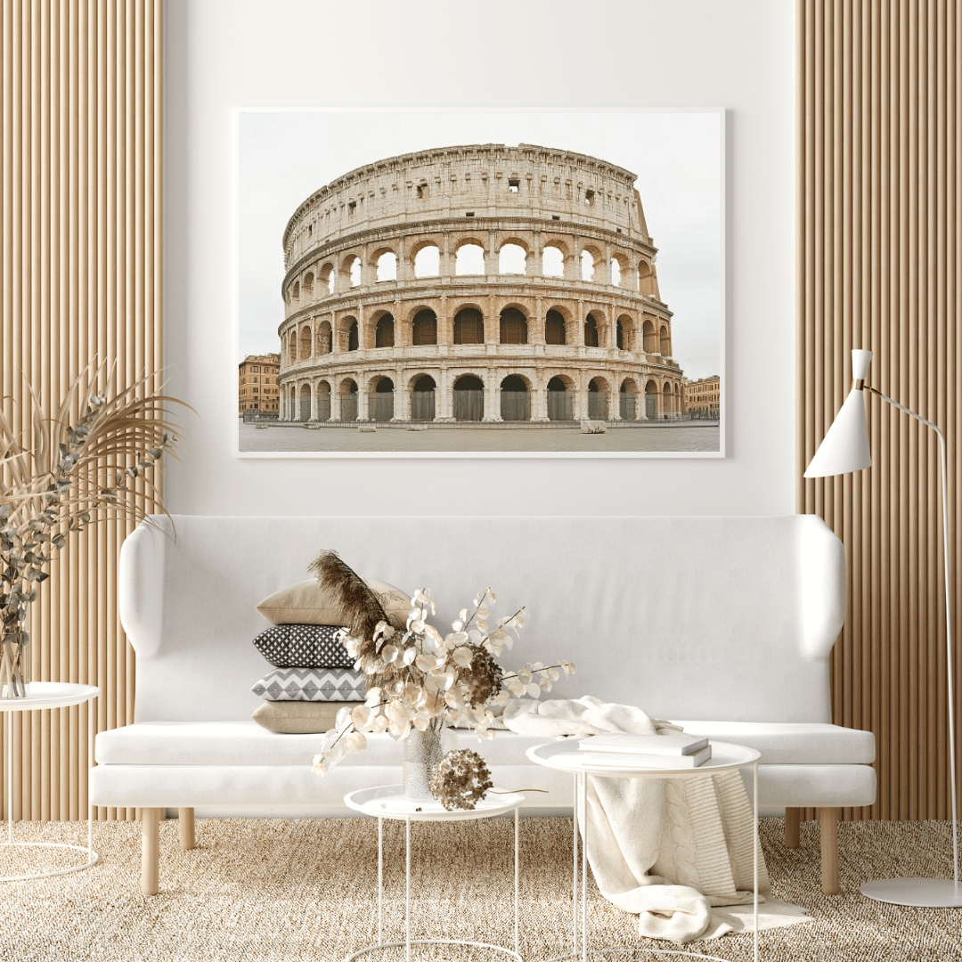 Ancient Colosseum Rome - Architecture Wall Art - Aestheticanvas