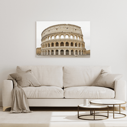 Ancient Colosseum Rome - Architecture Wall Art - Aestheticanvas