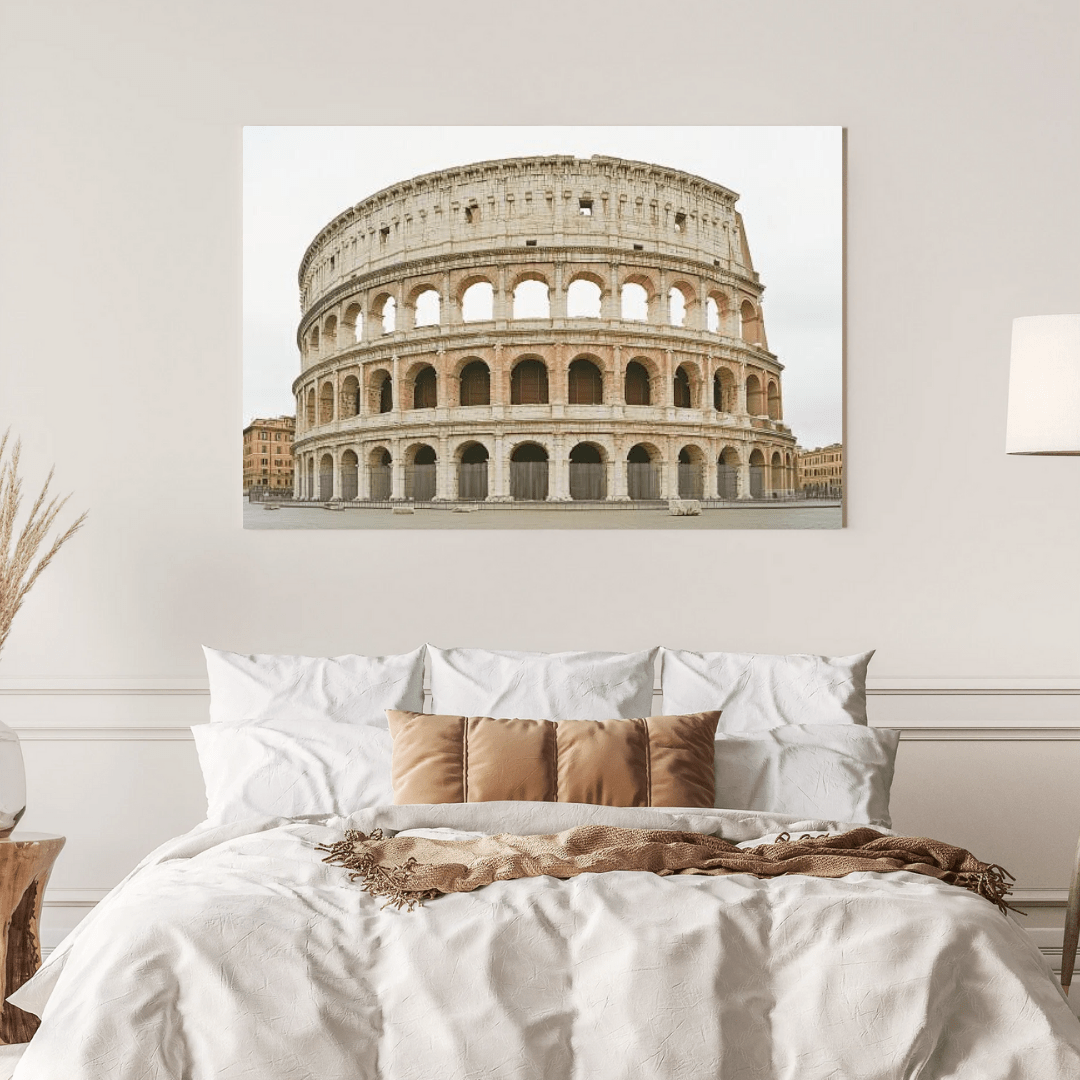 Ancient Colosseum Rome - Architecture Wall Art - Aestheticanvas