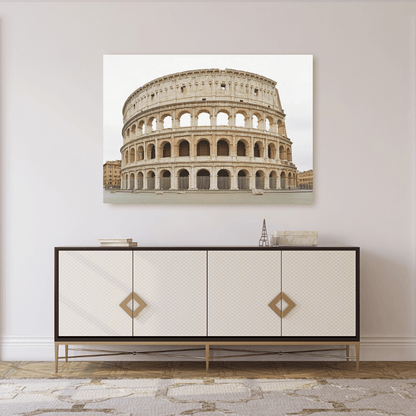 Ancient Colosseum Rome - Architecture Wall Art - Aestheticanvas