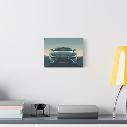 Aston Martin Elegance Front View - Car Canvas Print - Aestheticanvas