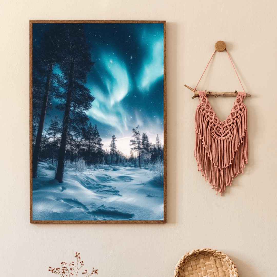 Aurora Symphony - Landscape Wall Art - Aestheticanvas