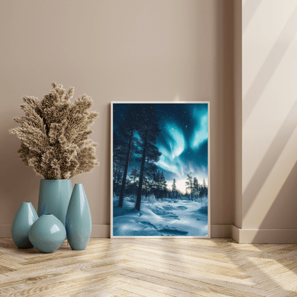 Aurora Symphony - Landscape Wall Art - Aestheticanvas