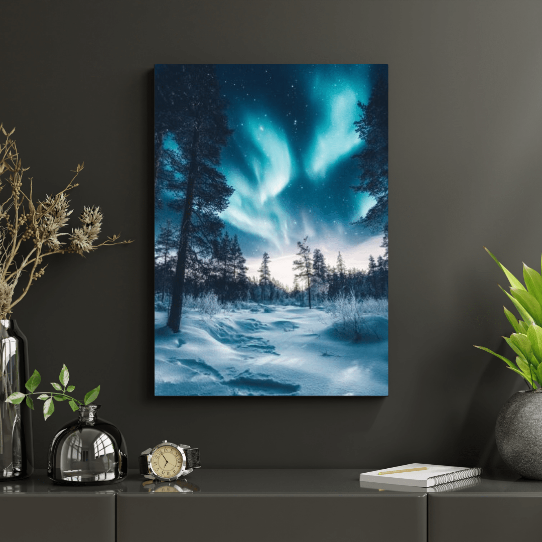 Aurora Symphony - Landscape Wall Art - Aestheticanvas