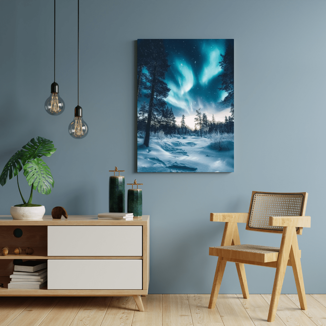 Aurora Symphony - Landscape Wall Art - Aestheticanvas