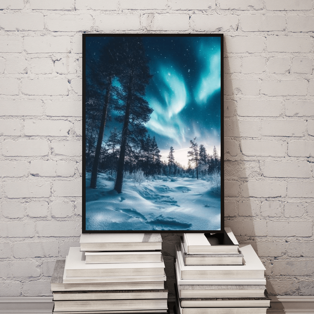 Aurora Symphony - Landscape Wall Art - Aestheticanvas