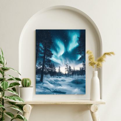 Aurora Symphony - Landscape Wall Art - Aestheticanvas