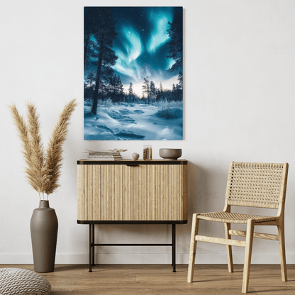 Aurora Symphony - Landscape Wall Art - Aestheticanvas