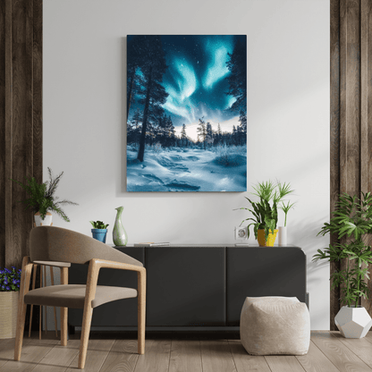 Aurora Symphony - Landscape Wall Art - Aestheticanvas