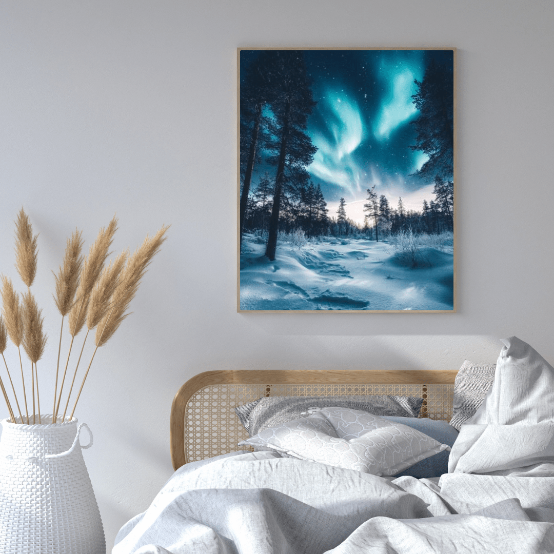 Aurora Symphony - Landscape Wall Art - Aestheticanvas