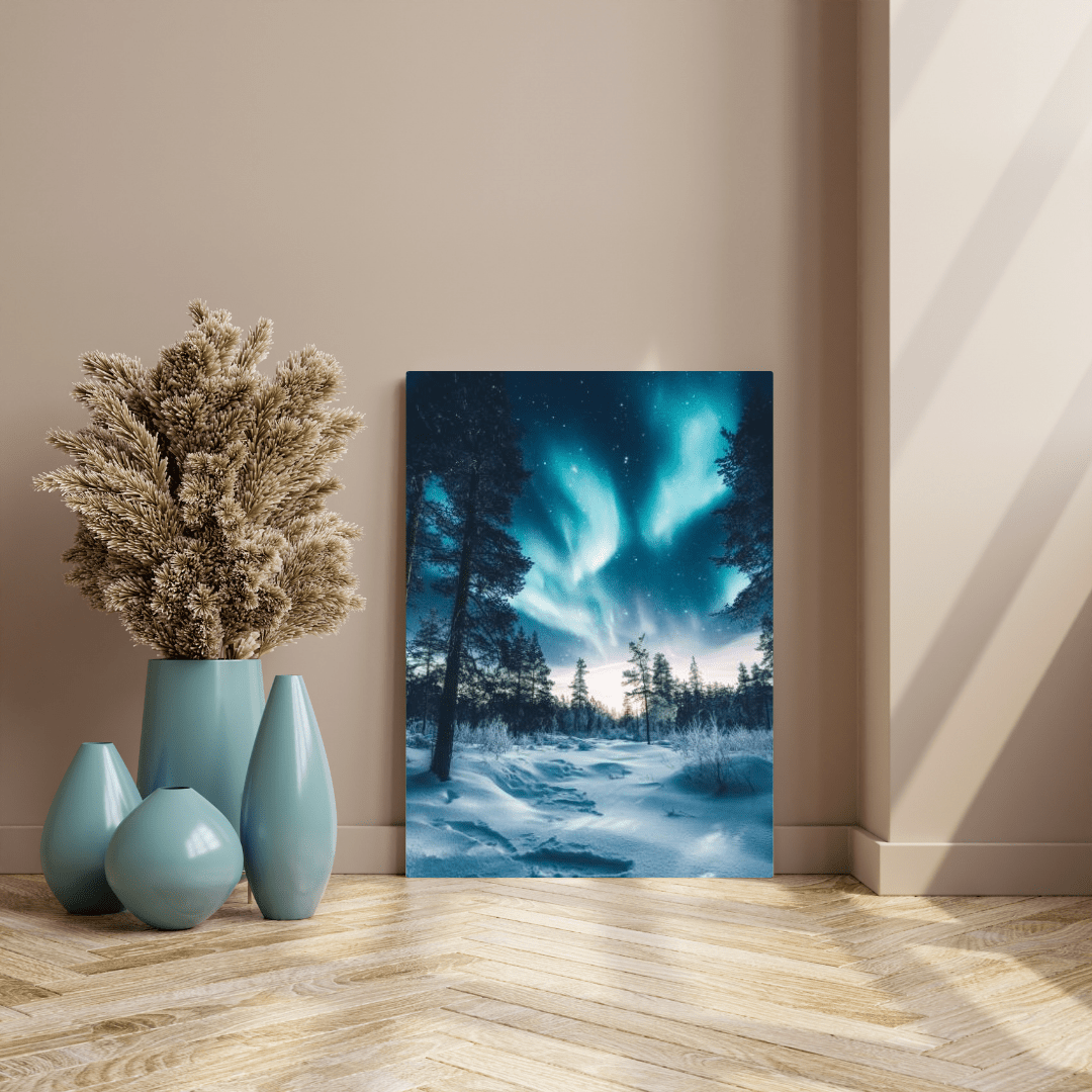 Aurora Symphony - Landscape Wall Art - Aestheticanvas