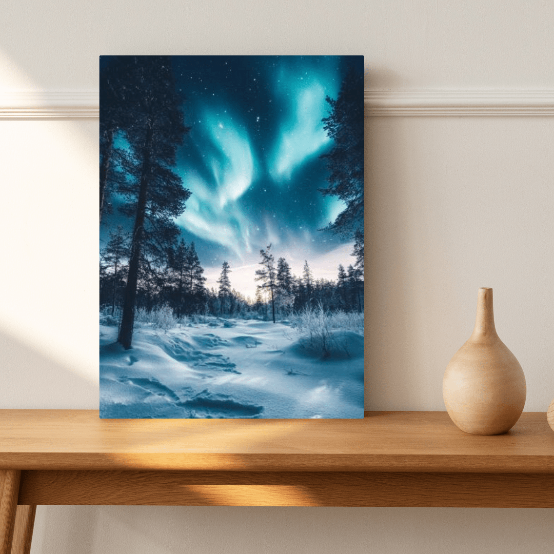 Aurora Symphony - Landscape Wall Art - Aestheticanvas