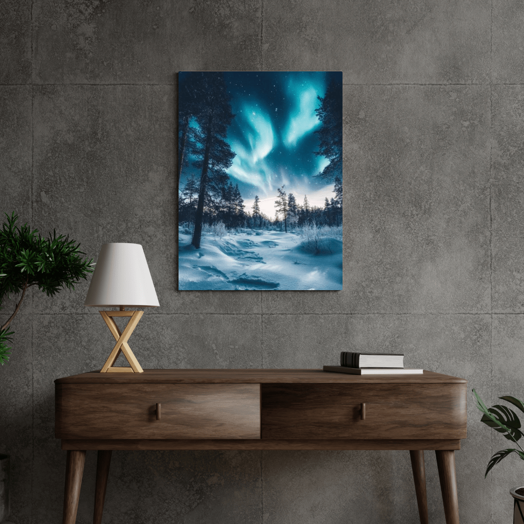 Aurora Symphony - Landscape Wall Art - Aestheticanvas