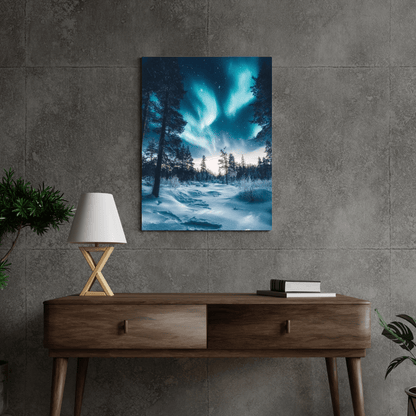 Aurora Symphony - Landscape Wall Art - Aestheticanvas