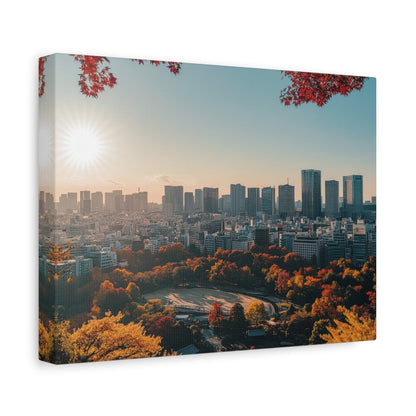 Autumn Colours in Urban Harmony - Cityscape Wall Art - Aestheticanvas