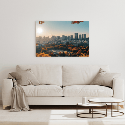 Autumn Colours in Urban Harmony - Cityscape Wall Art - Aestheticanvas