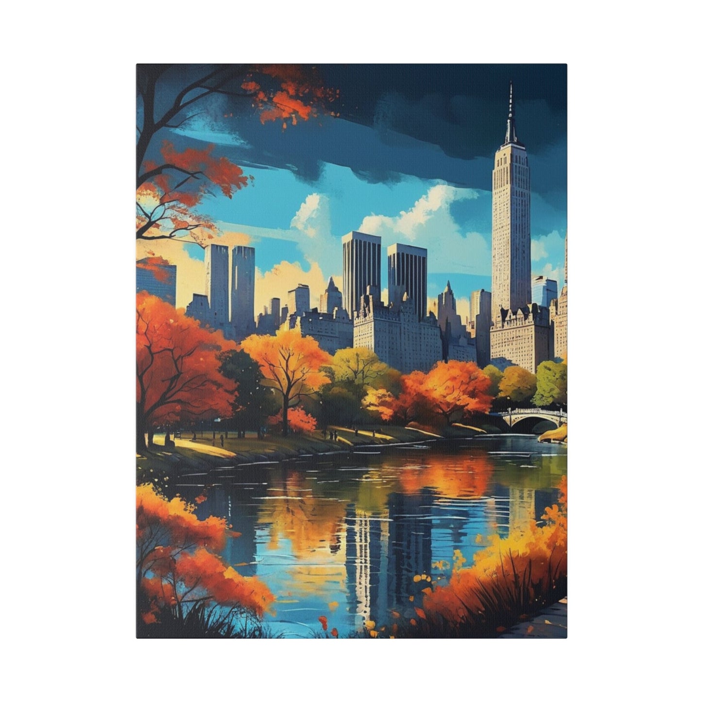 Autumn in Central Park - New York Wall Art - Aestheticanvas