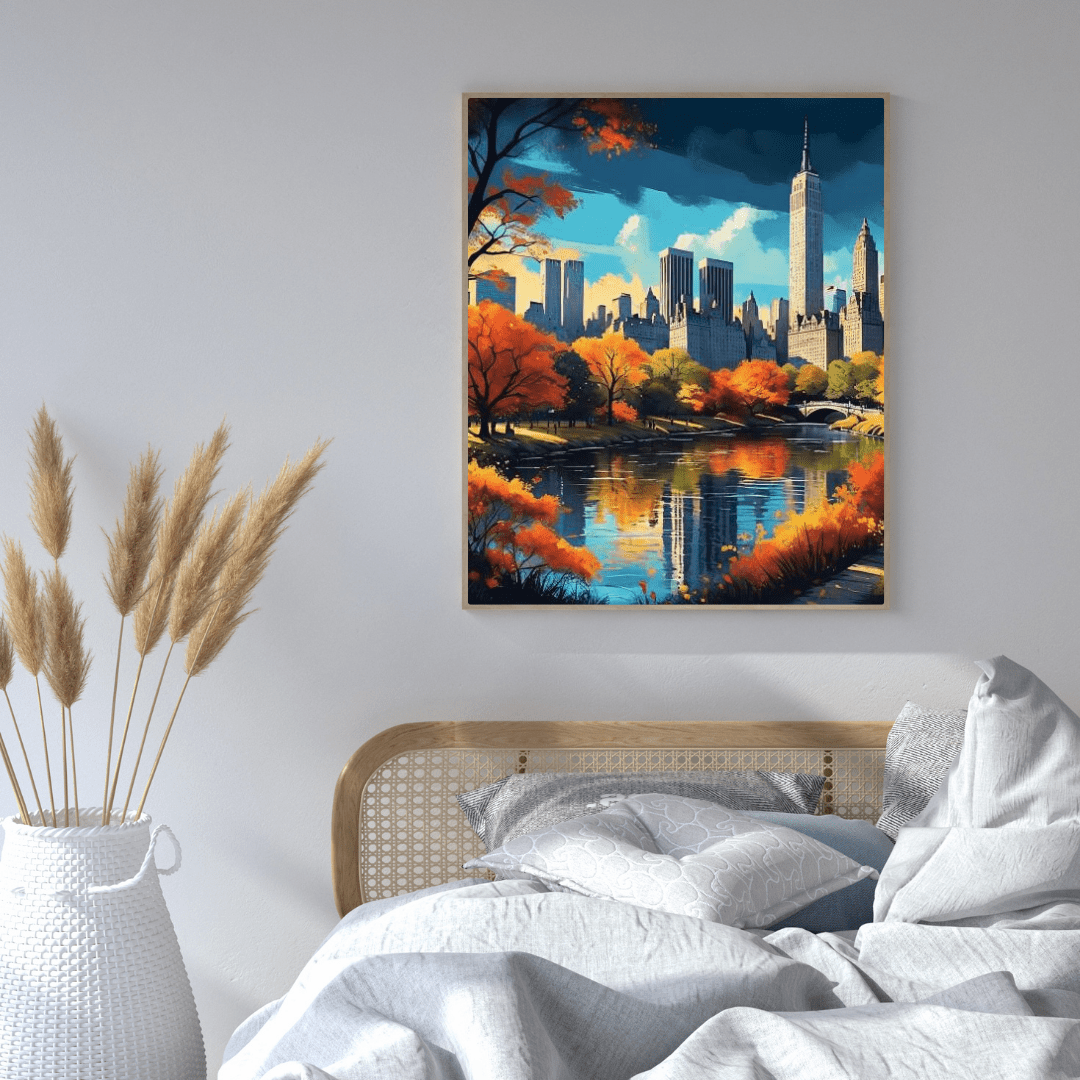 Autumn in Central Park - New York Wall Art - Aestheticanvas