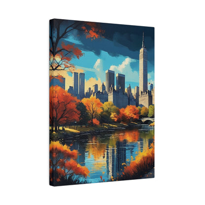 Autumn in Central Park - New York Wall Art - Aestheticanvas