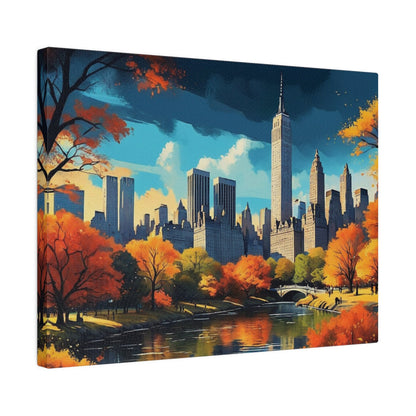 Autumn in Central Park - New York Wall Art - Aestheticanvas