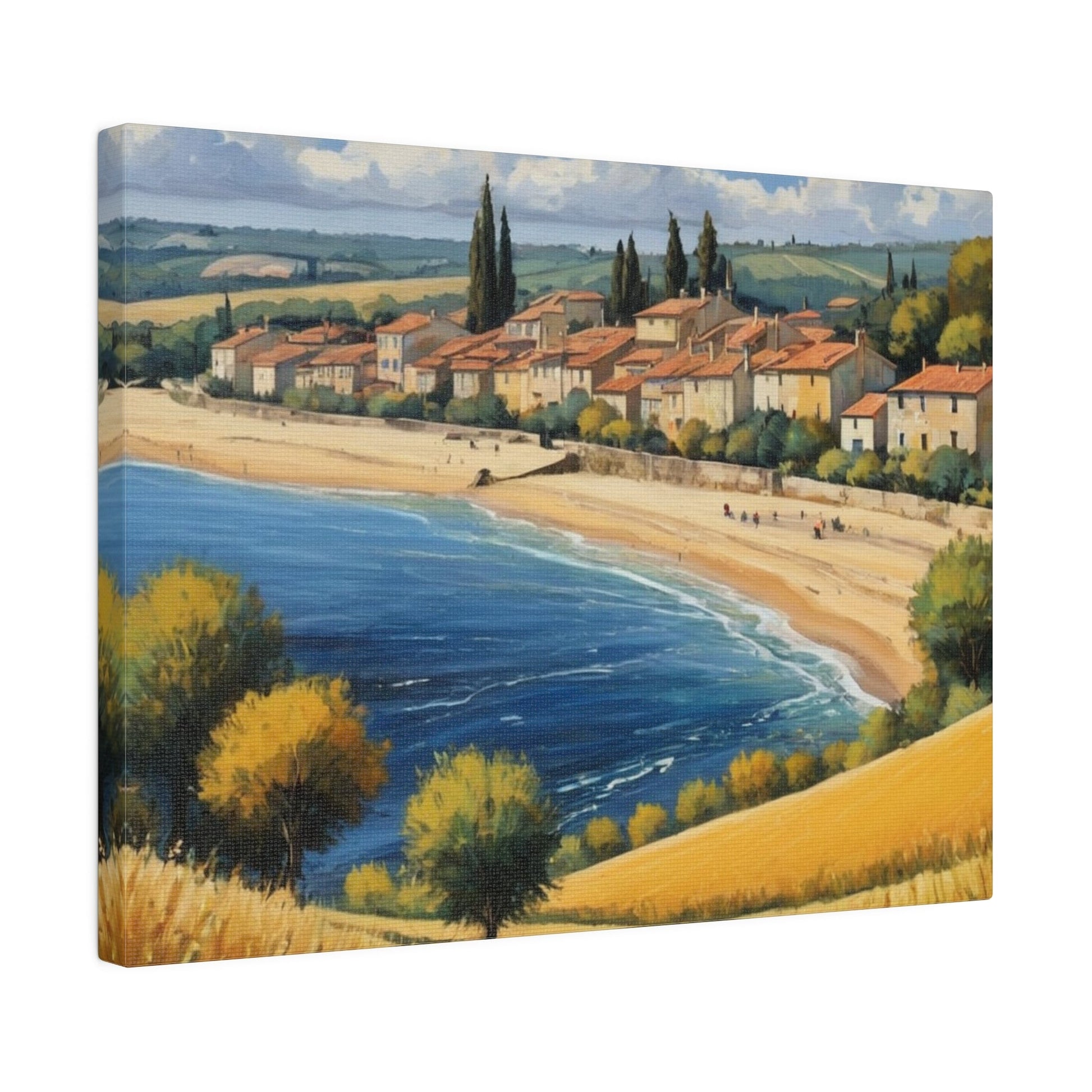 Beach In The South Of France - Wall Art - Aestheticanvas