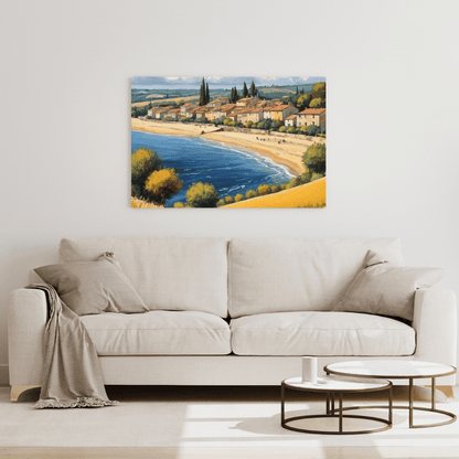 Beach In The South Of France - Wall Art - Aestheticanvas