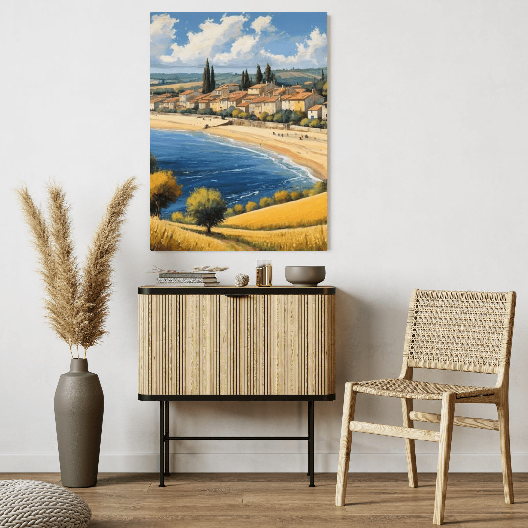 Beach In The South Of France - Wall Art - Aestheticanvas