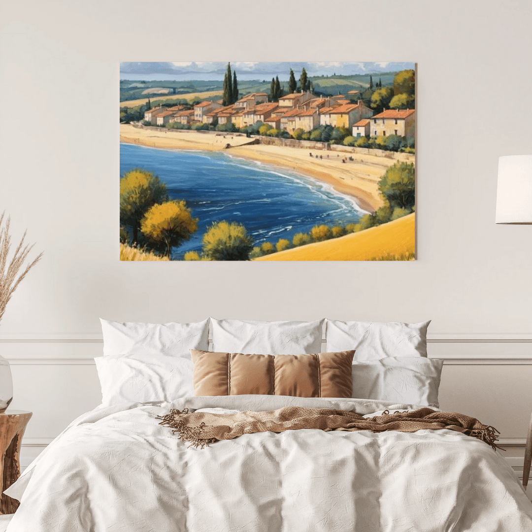 Beach In The South Of France - Wall Art - Aestheticanvas