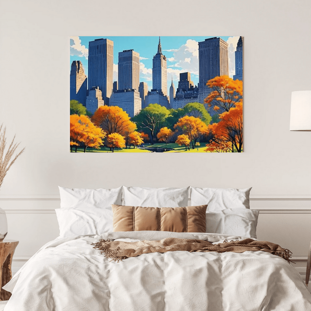 Beautiful Day in Central Park - New York Wall Art - Aestheticanvas