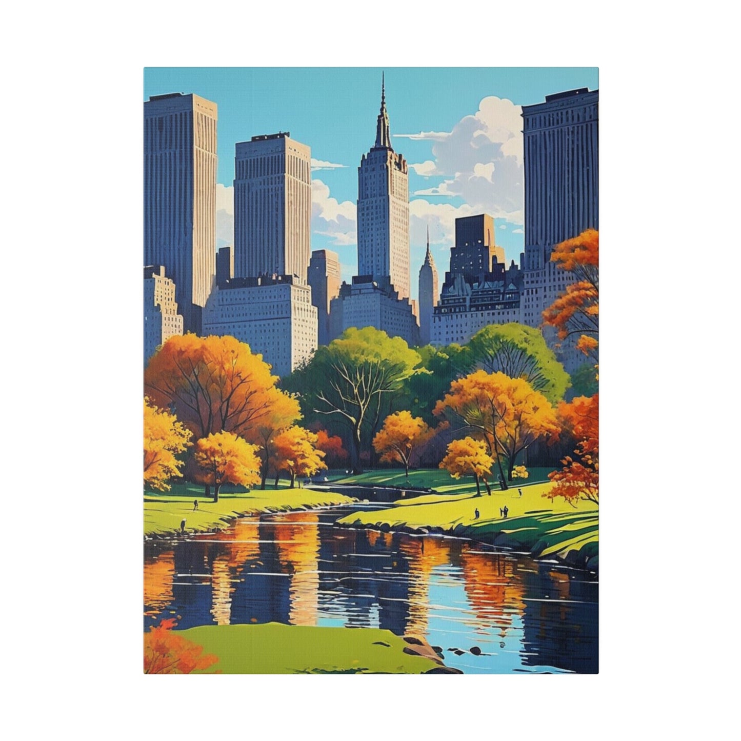 Beautiful Day in Central Park - New York Wall Art - Aestheticanvas