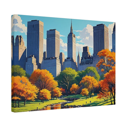 Beautiful Day in Central Park - New York Wall Art - Aestheticanvas