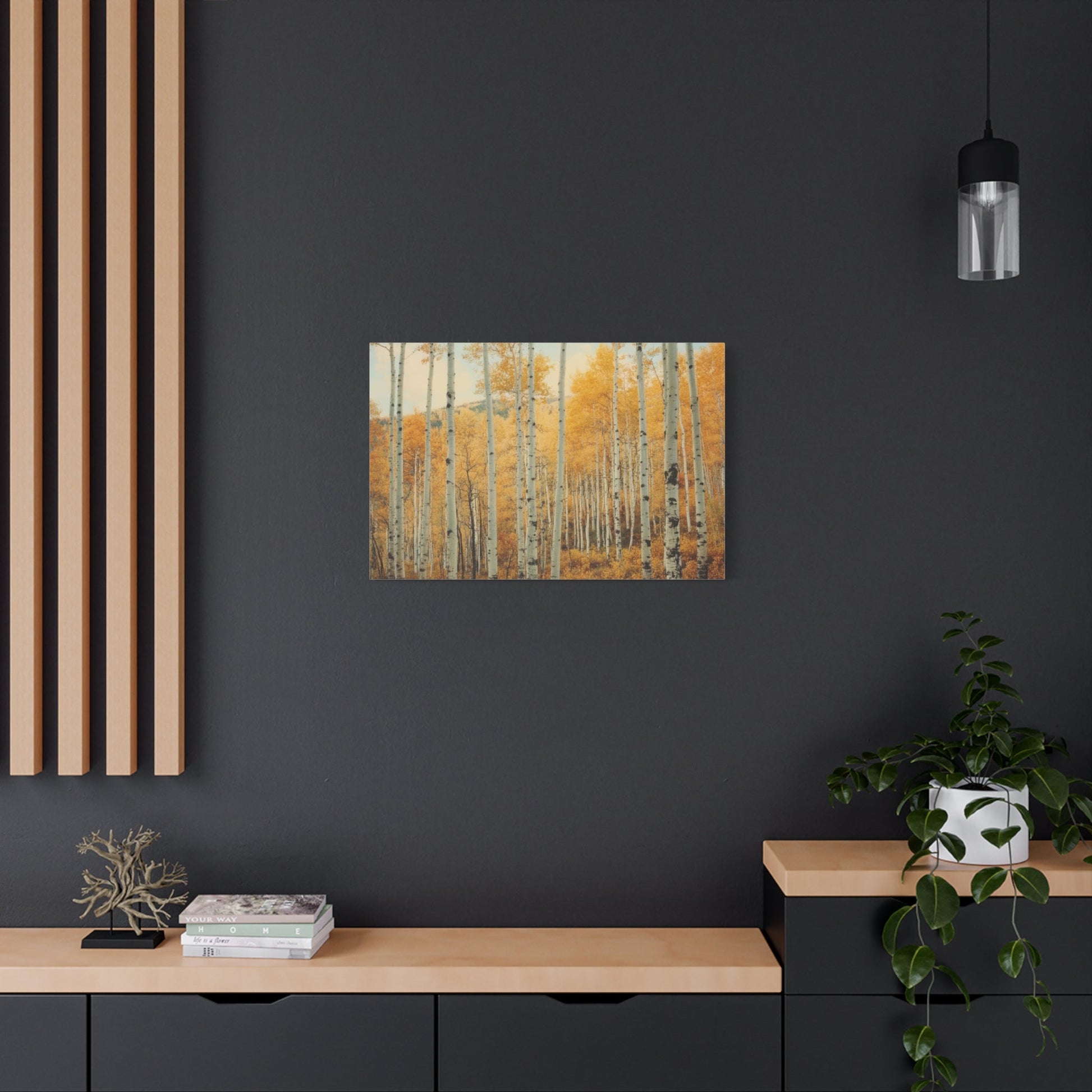 Birch Forest Serenity - Limited Canvas Print - Aestheticanvas