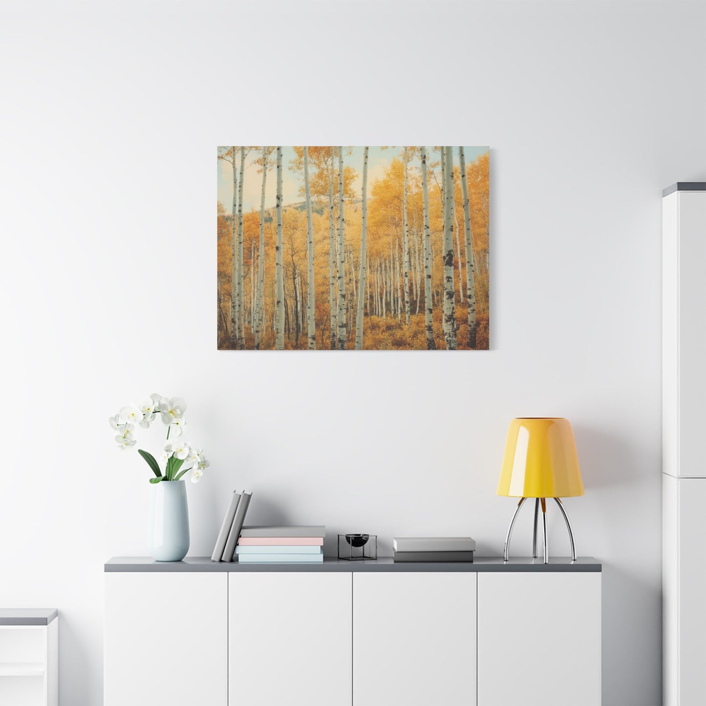 Birch Forest Serenity - Limited Canvas Print - Aestheticanvas