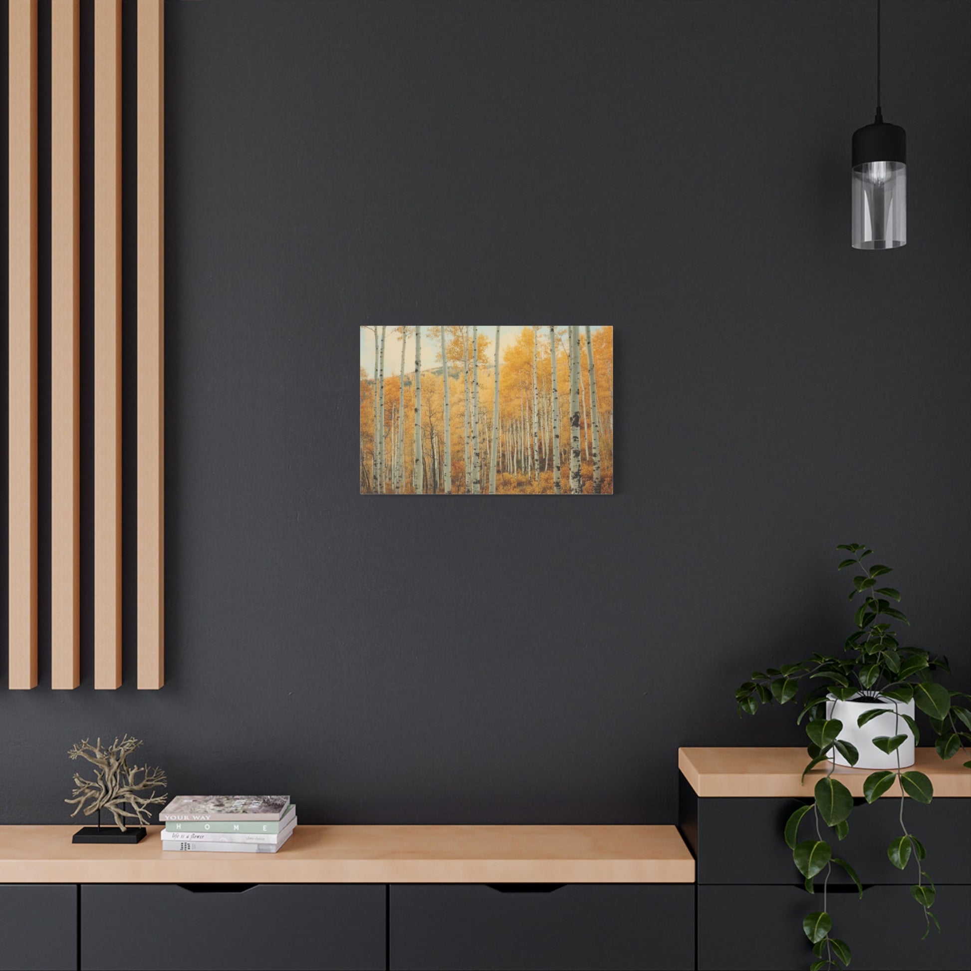 Birch Forest Serenity - Limited Canvas Print - Aestheticanvas