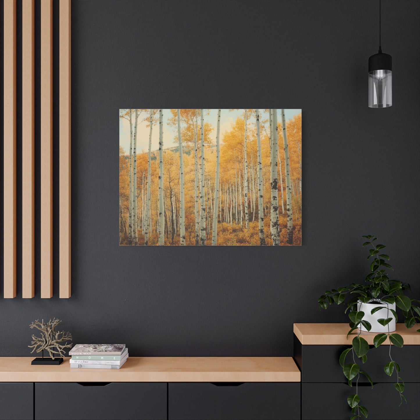 Birch Forest Serenity - Limited Canvas Print - Aestheticanvas